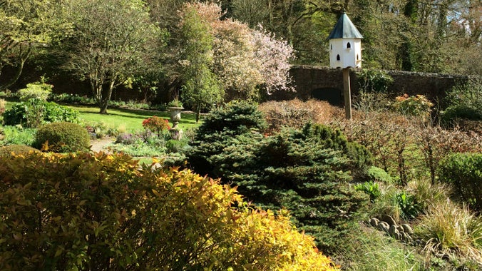 Spring scene at Colby